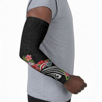 Caribbean American Heritage Month Arm Sleeves Tropical Hibiscus Flower Tribal Tattoo