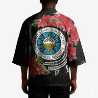 Caribbean American Heritage Month Kimono Tropical Hibiscus Flower Tribal Tattoo