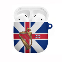 Commonwealth Of England Flag Golden Harp AirPods Case Historical British Heritage