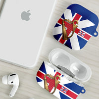 Commonwealth Of England Flag Golden Harp AirPods Case Historical British Heritage