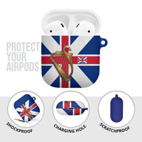 Commonwealth Of England Flag Golden Harp AirPods Case Historical British Heritage