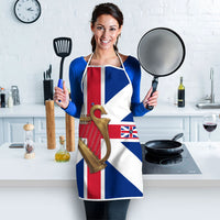 Commonwealth Of England Flag Golden Harp Apron Historical British Heritage