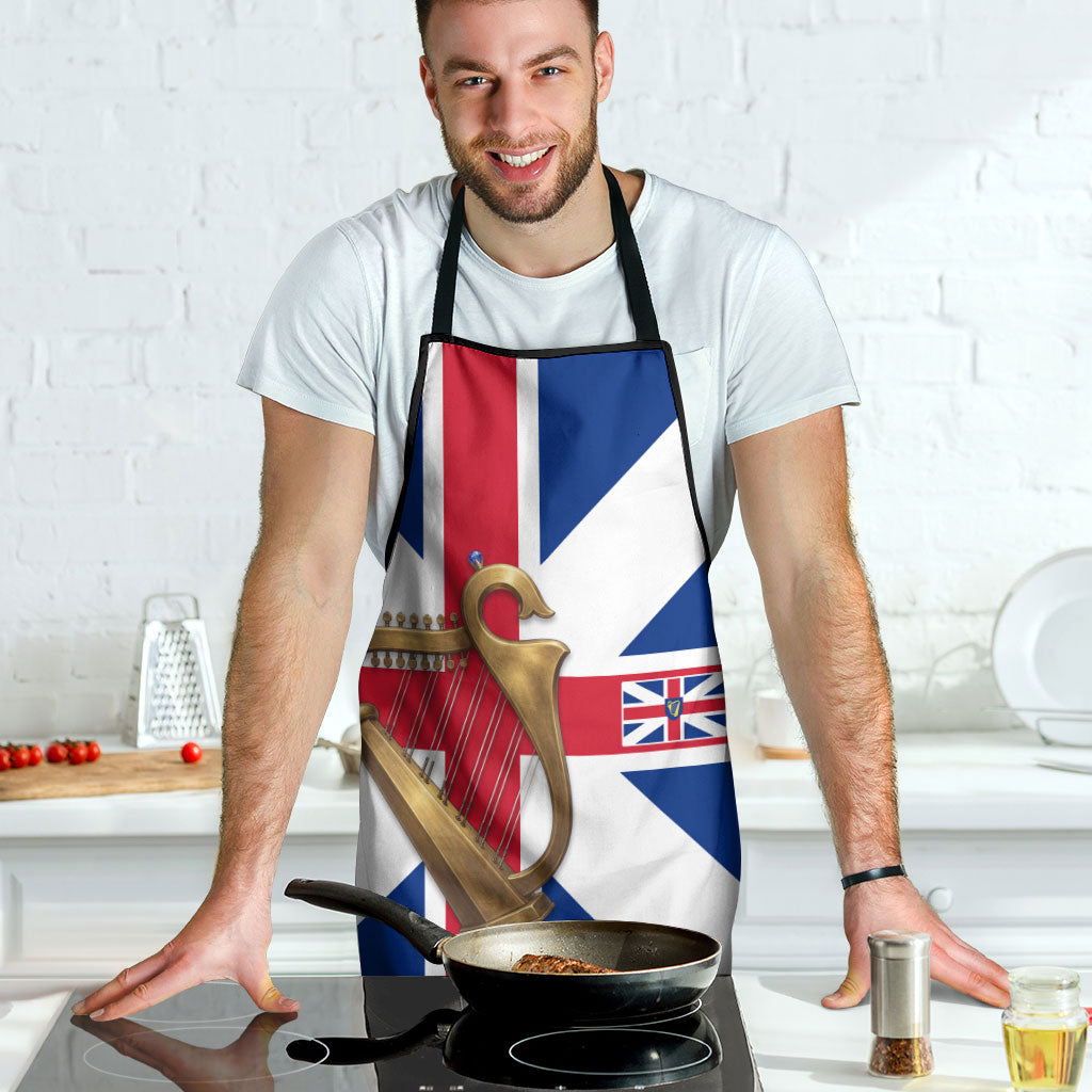 Commonwealth Of England Flag Golden Harp Apron Historical British Heritage