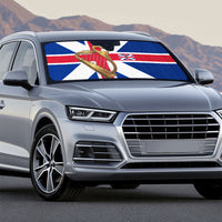 Commonwealth Of England Flag Golden Harp Auto Sun Shade Historical British Heritage