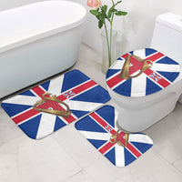 Commonwealth Of England Flag Golden Harp Bathroom Set Historical British Heritage