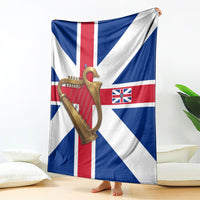 Commonwealth Of England Flag Golden Harp Blanket Historical British Heritage