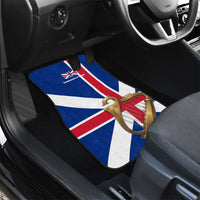 Commonwealth Of England Flag Golden Harp Car Mats Historical British Heritage