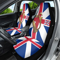 Commonwealth Of England Flag Golden Harp Car Seat Cover Historical British Heritage