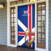 Commonwealth Of England Flag Golden Harp Door Cover Historical British Heritage