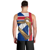 Commonwealth Of England Flag Golden Harp Men Tank Top Historical British Heritage