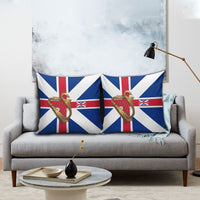 Commonwealth Of England Flag Golden Harp Pillow Cover Historical British Heritage