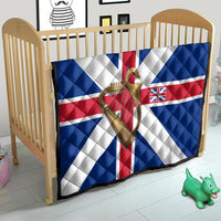 Commonwealth Of England Flag Golden Harp Quilt Historical British Heritage
