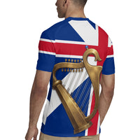 Commonwealth Of England Flag Golden Harp Rugby Jersey Historical British Heritage