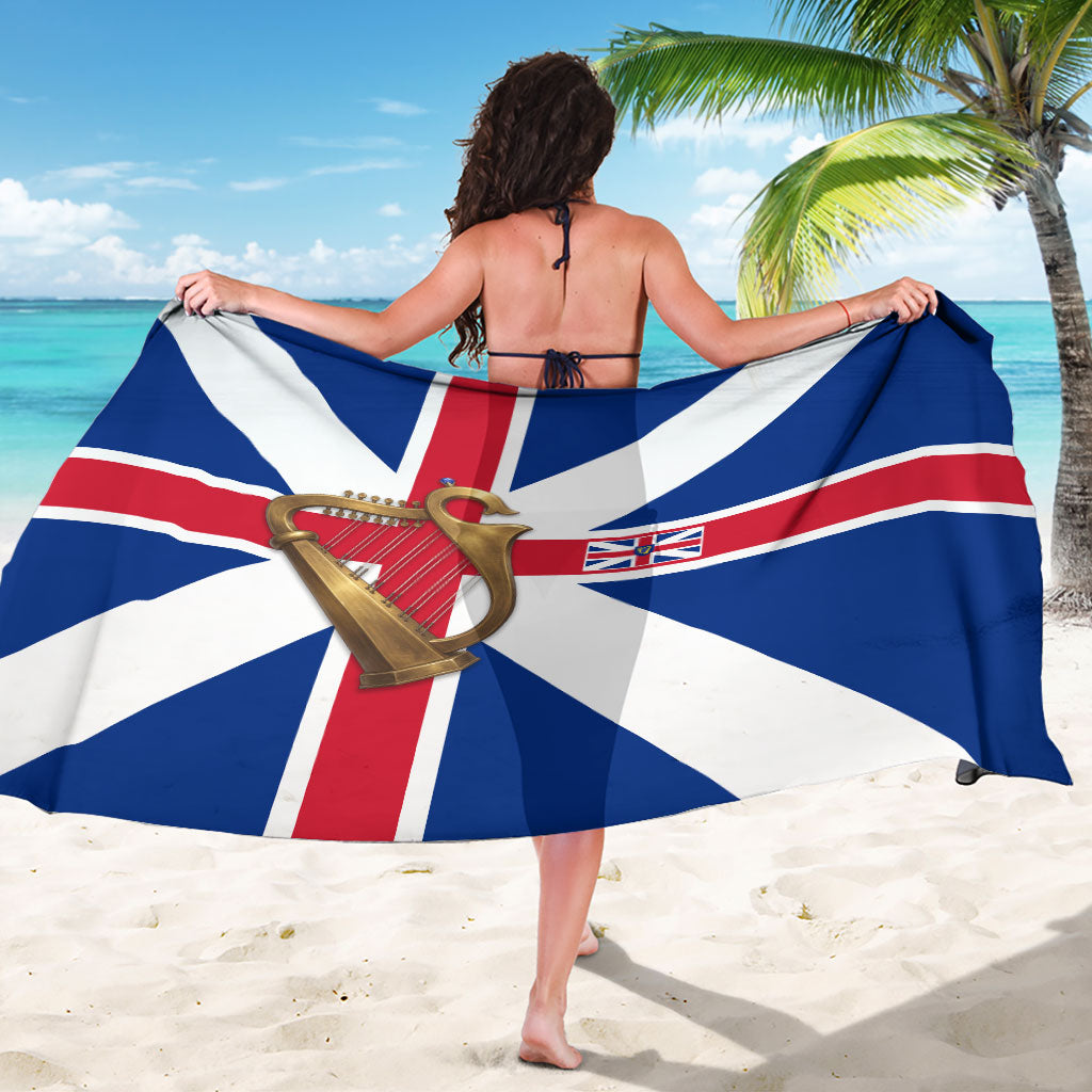 Commonwealth Of England Flag Golden Harp Sarong Historical British Heritage