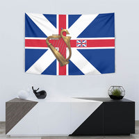 Commonwealth Of England Flag Golden Harp Tapestry Historical British Heritage