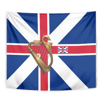 Commonwealth Of England Flag Golden Harp Tapestry Historical British Heritage