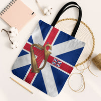 Commonwealth Of England Flag Golden Harp Tote Bag Historical British Heritage