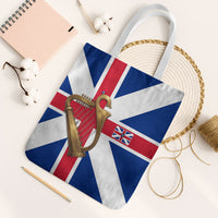 Commonwealth Of England Flag Golden Harp Tote Bag Historical British Heritage
