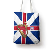 Commonwealth Of England Flag Golden Harp Tote Bag Historical British Heritage