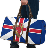 Commonwealth Of England Flag Golden Harp Travel Bag Historical British Heritage
