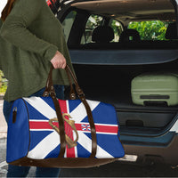 Commonwealth Of England Flag Golden Harp Travel Bag Historical British Heritage