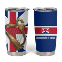 Commonwealth Of England Flag Golden Harp Tumbler Cup Historical British Heritage