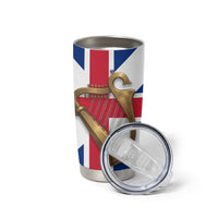 Commonwealth Of England Flag Golden Harp Tumbler Cup Historical British Heritage