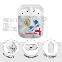Commonwealth Of England Map AirPods Case Historical British Isles Flag Silhouette