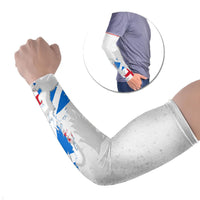 Commonwealth Of England Map Arm Sleeves Historical British Isles Flag Silhouette