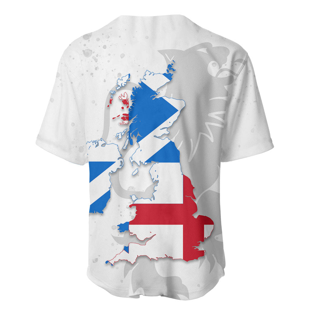 Commonwealth Of England Map Baseball Jersey Historical British Isles Flag Silhouette