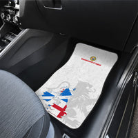 Commonwealth Of England Map Car Mats Historical British Isles Flag Silhouette