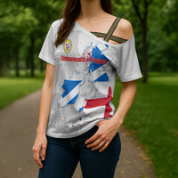 Commonwealth Of England Map Cross Shoulder Shirt Historical British Isles Flag Silhouette