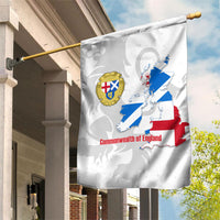 Commonwealth Of England Map Garden Flag Historical British Isles Flag Silhouette