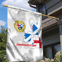 Commonwealth Of England Map Garden Flag Historical British Isles Flag Silhouette