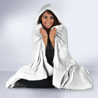 Commonwealth Of England Map Hooded Blanket Historical British Isles Flag Silhouette