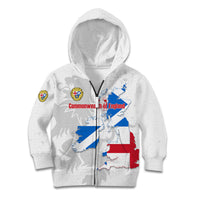 Commonwealth Of England Map Kid Hoodie Historical British Isles Flag Silhouette