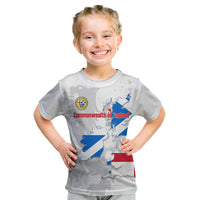 Commonwealth Of England Map Kid T Shirt Historical British Isles Flag Silhouette