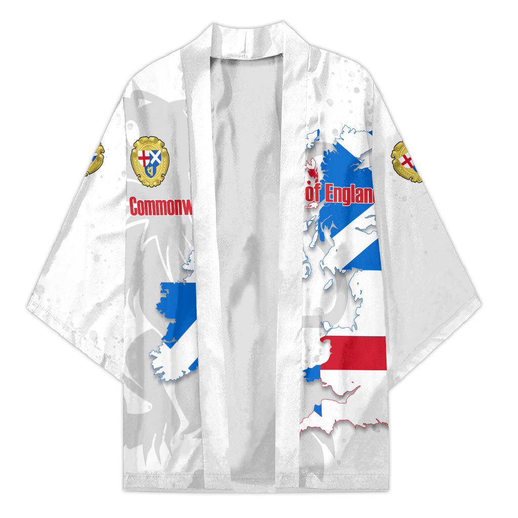 Commonwealth Of England Map Kimono Historical British Isles Flag Silhouette