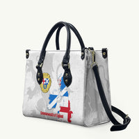Commonwealth Of England Map Leather Bag Historical British Isles Flag Silhouette
