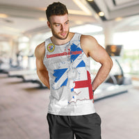 Commonwealth Of England Map Men Tank Top Historical British Isles Flag Silhouette