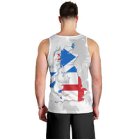 Commonwealth Of England Map Men Tank Top Historical British Isles Flag Silhouette