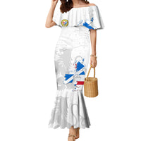 Commonwealth Of England Map Mermaid Dress Historical British Isles Flag Silhouette