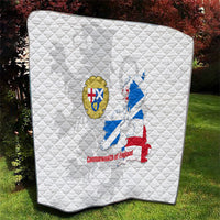 Commonwealth Of England Map Quilt Historical British Isles Flag Silhouette