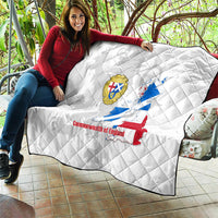 Commonwealth Of England Map Quilt Historical British Isles Flag Silhouette