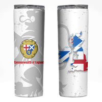 Commonwealth Of England Map Skinny Tumbler Historical British Isles Flag Silhouette