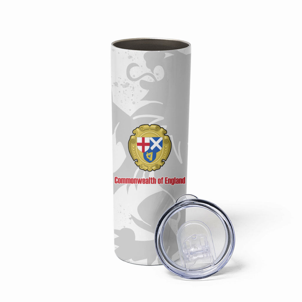 Commonwealth Of England Map Skinny Tumbler Historical British Isles Flag Silhouette
