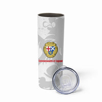 Commonwealth Of England Map Skinny Tumbler Historical British Isles Flag Silhouette