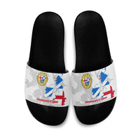 Commonwealth Of England Map Slide Sandals Historical British Isles Flag Silhouette