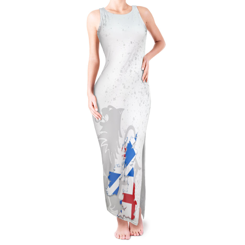 Commonwealth Of England Map Tank Maxi Dress Historical British Isles Flag Silhouette