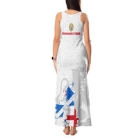 Commonwealth Of England Map Tank Maxi Dress Historical British Isles Flag Silhouette